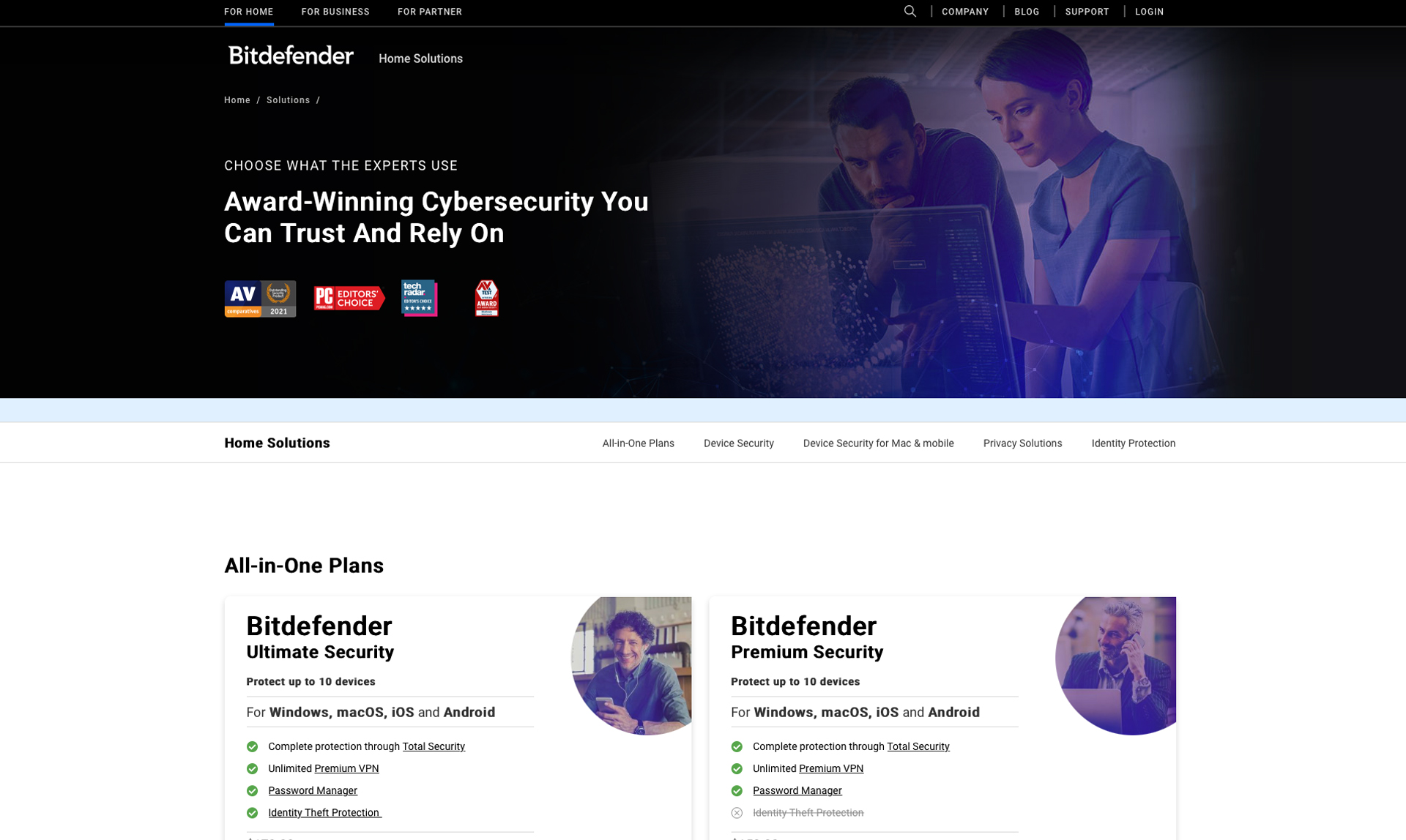 Bitdefender Premium Security for Mac app screen shot