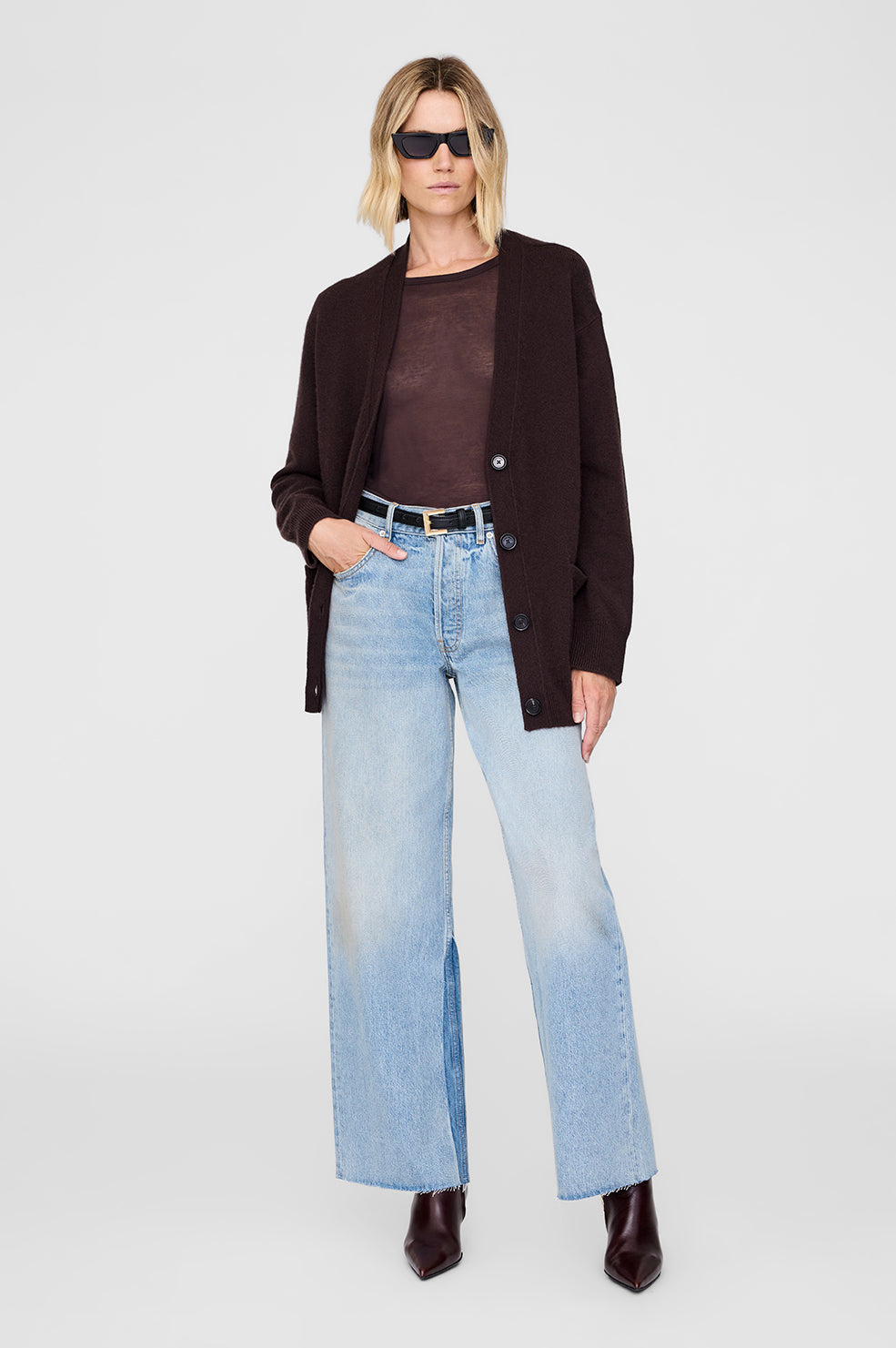 Jackson Cardigan - Deep Brown