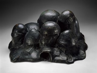 Unconscious Landscape, 1967 (cast 1983), by Louise Bourgeois, bronze. © The Easton Foundation/VAGA at ARS, NY and DACS, London 2019. Courtesy of the Ursula Hauser Collection, Switzerland.