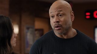 A scene from LL Cool J's second episode as Sam Hanna on NCIS on the 2026 TV schedule.