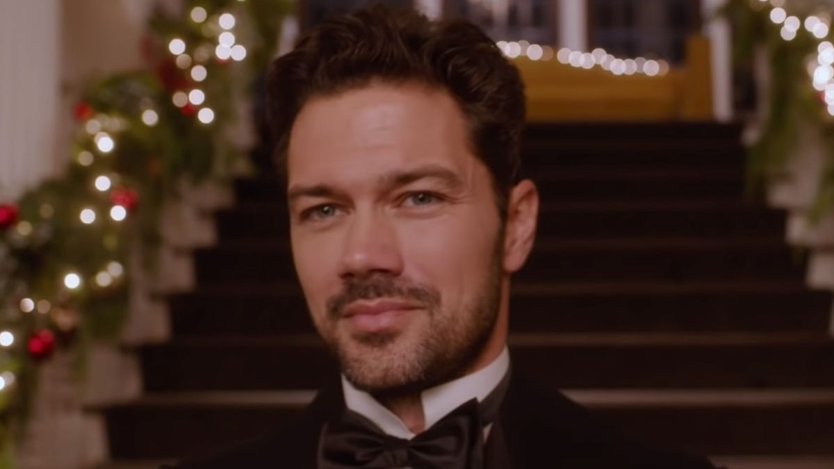 Ryan Paevey in the trailer for A Timeless Christmas.