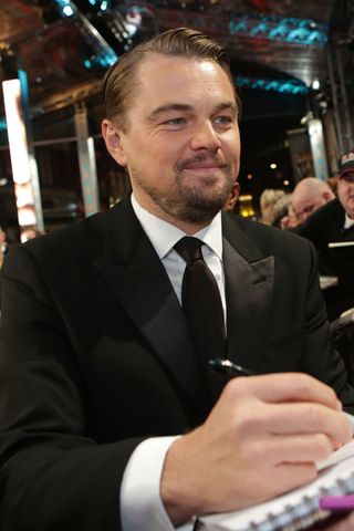 Leonardo DiCaprio at the BAFTAs 2014