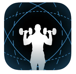 A screenshot of the logo for the GymStreak app from the Apple App Store.
