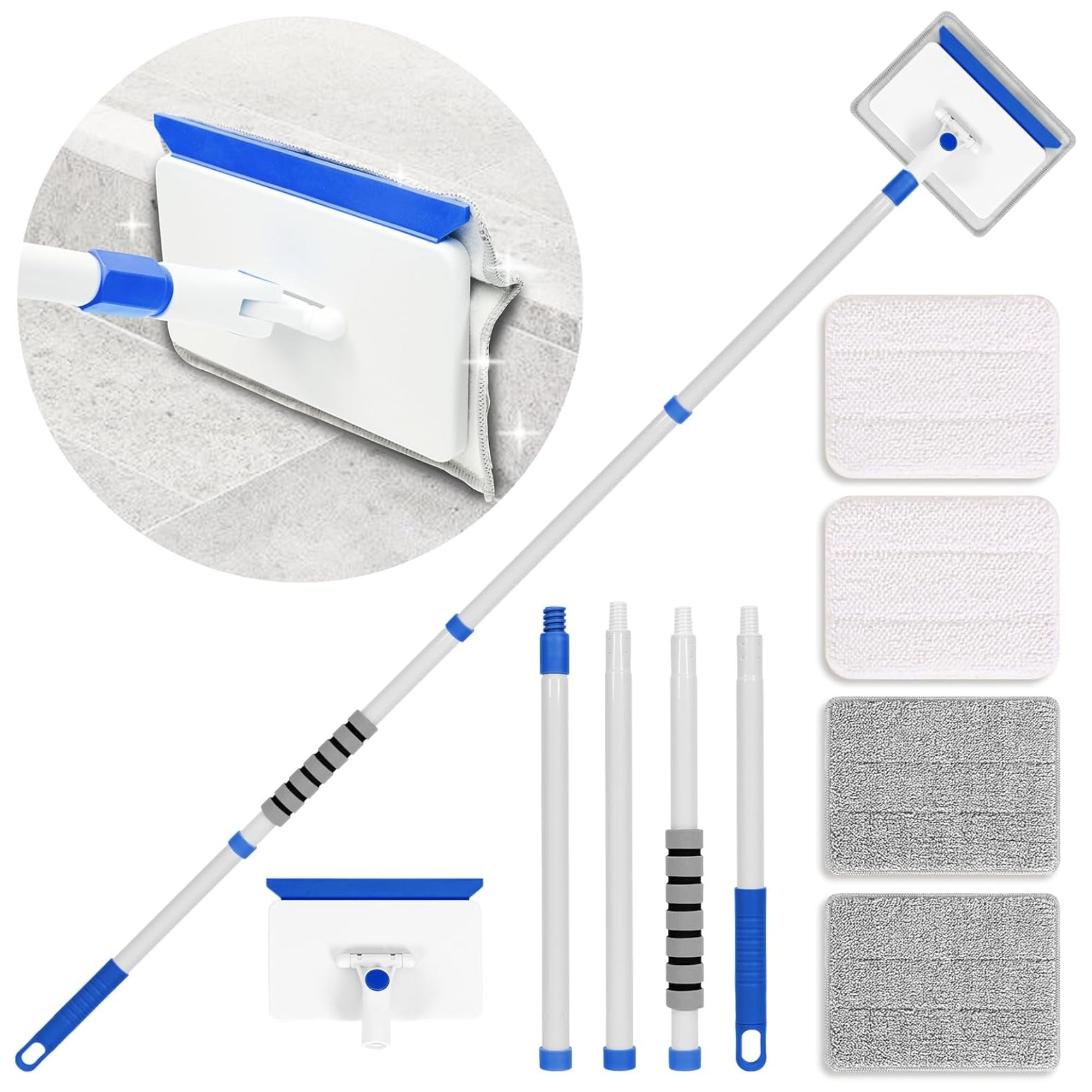 Baseboard cleaning tool