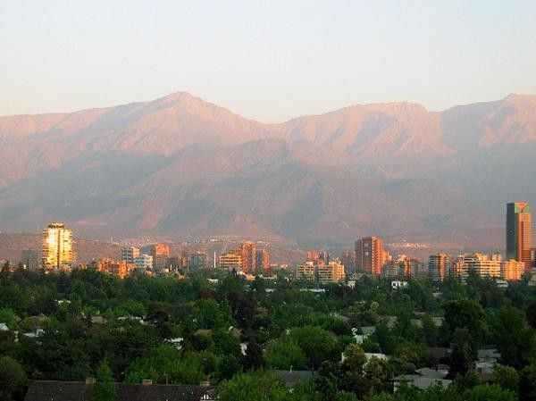 The view of Santiago,