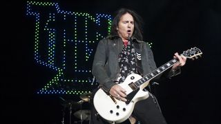 Damon Johnson of Thin Lizzy performs on stage supporting Guns N' Roses at O2 Arena on May 31, 2012