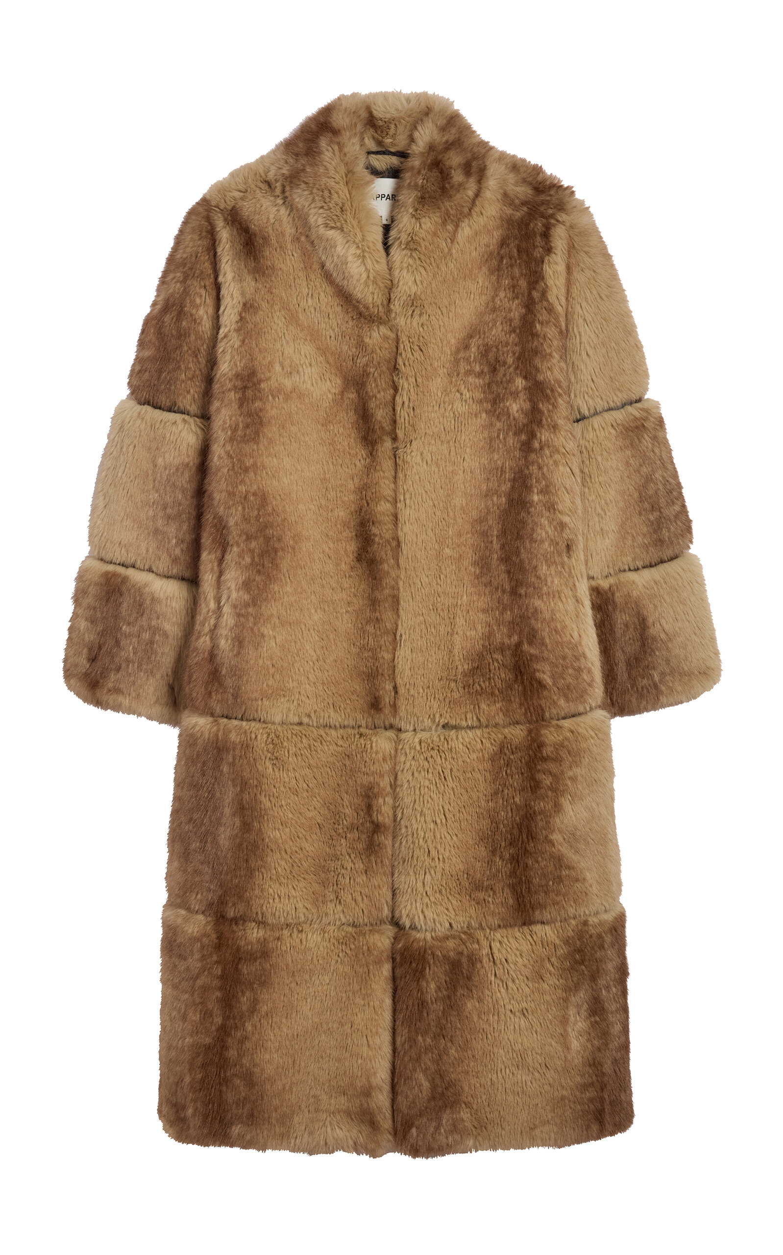 Sylke Mink Faux Fur Midi Coat