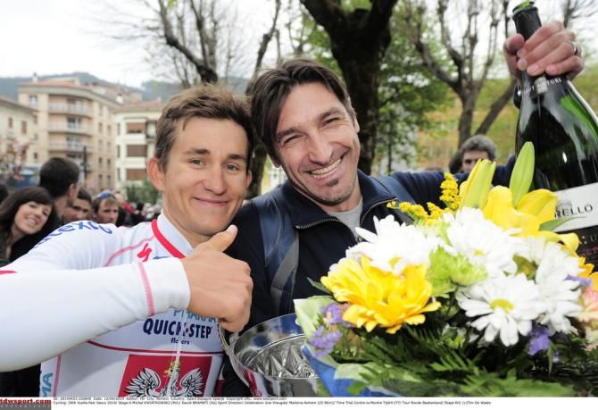 Michał Kwiatkowski and Sport Director David Bramati