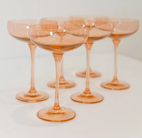 Blush pink coupe set.