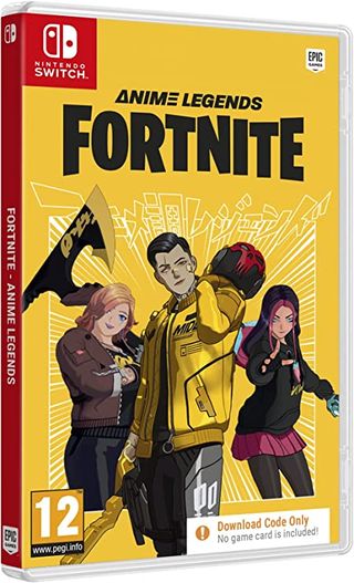 Cover art for a Fortnite Anime Legends DLC for Nintendo Switch