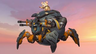 A portrait of the Overwatch 2 character Wrecking Ball