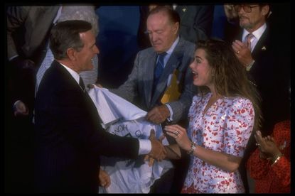 Brooke Shields With George H.W. Bush 