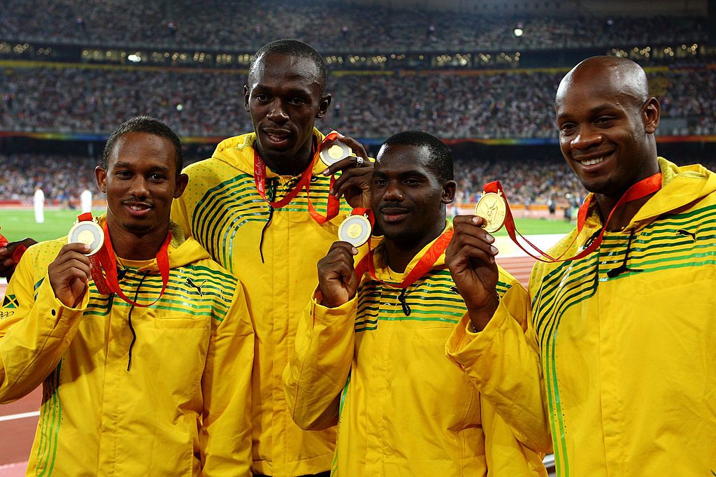 Usain Bolt and Nesta Carter. 