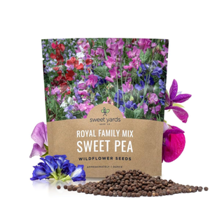 Packet of sweet pea seeds