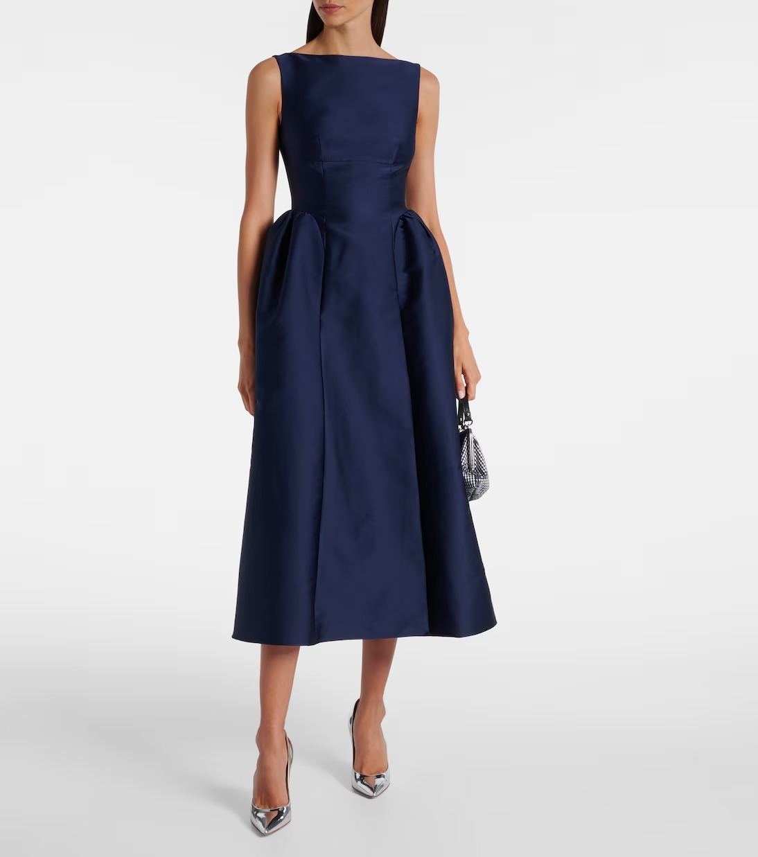 Taffeta Midi Dress