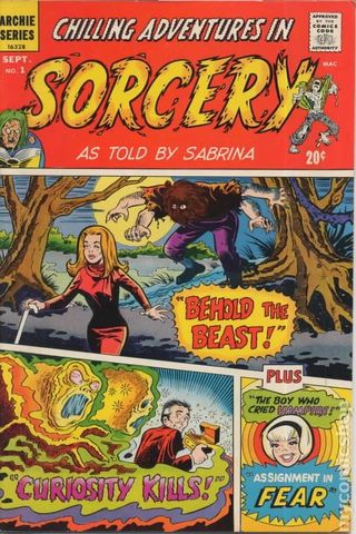 Chillin Adventures in Sorcery cover riverdale sabrina