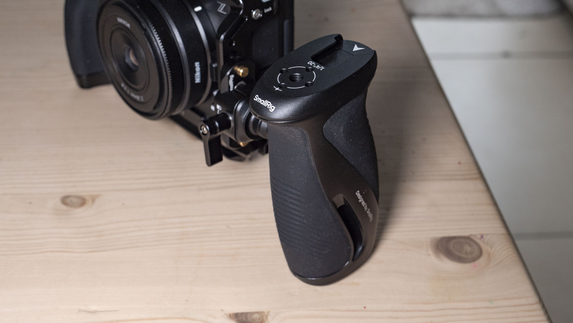 Nikon ZR product photos – inside a dedicated SmallRig cage