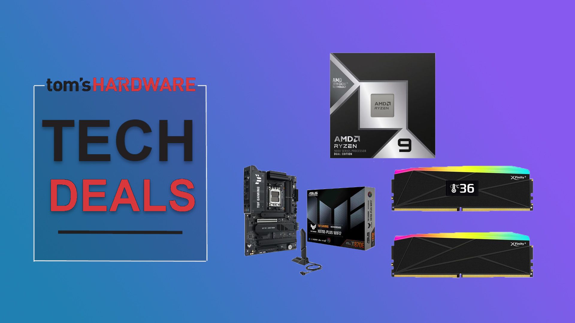 AMD Ryzen 9 9950X3D Bundle Deal Slashes $370 Off High-End PC Build