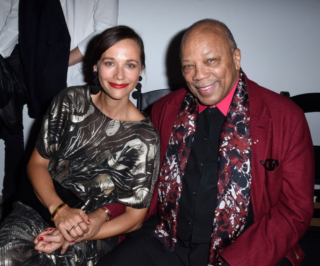 Rashida and Quincy Jones. 