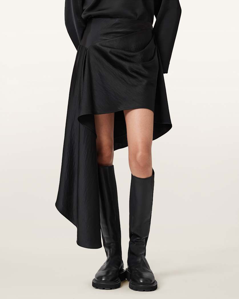 Sami Pleated Draped Skirt
