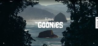 The Goonies parallax website