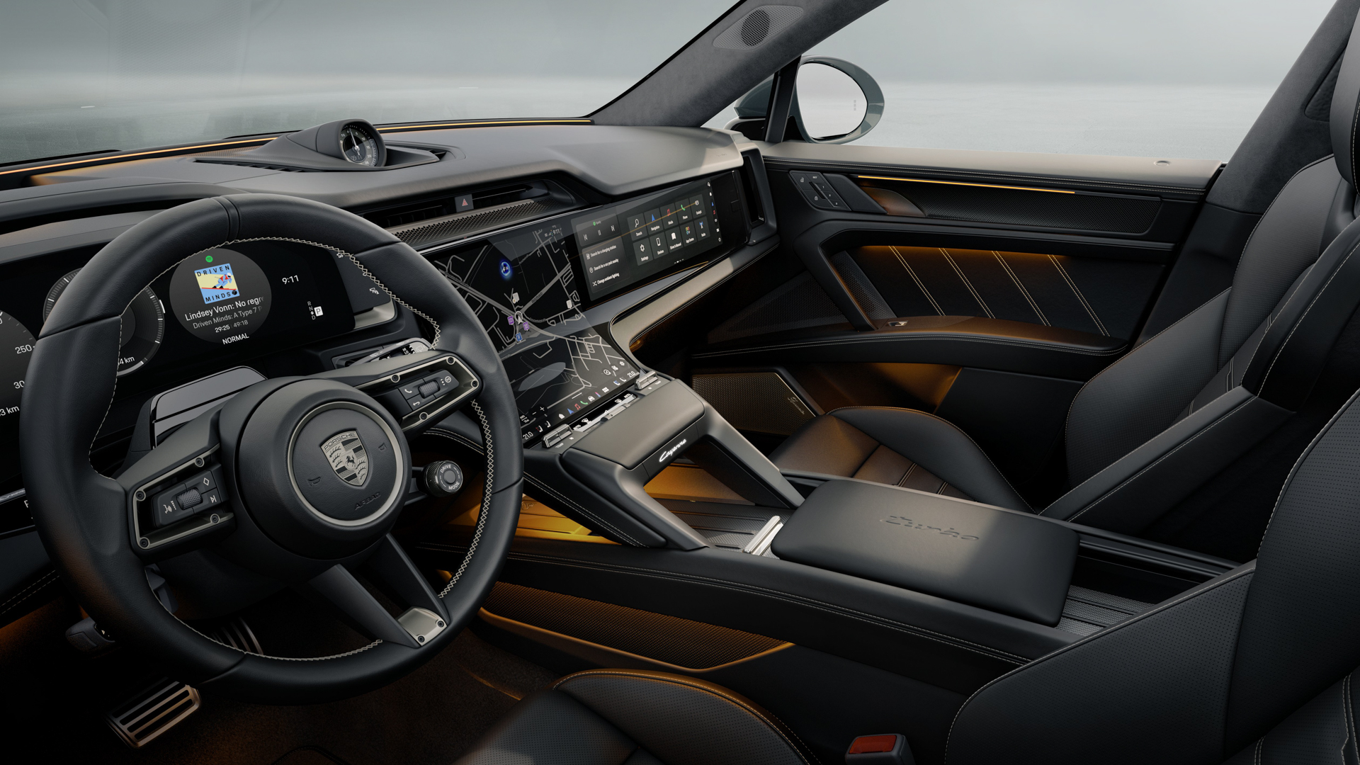 Porsche Cayenne Electric interior