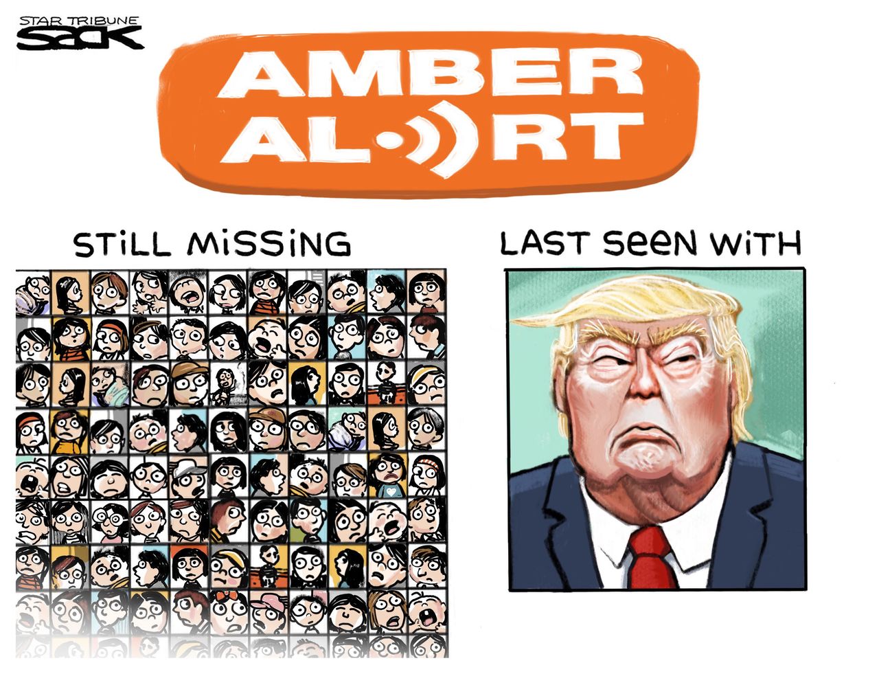 Trump family separation immigration Amber Alert