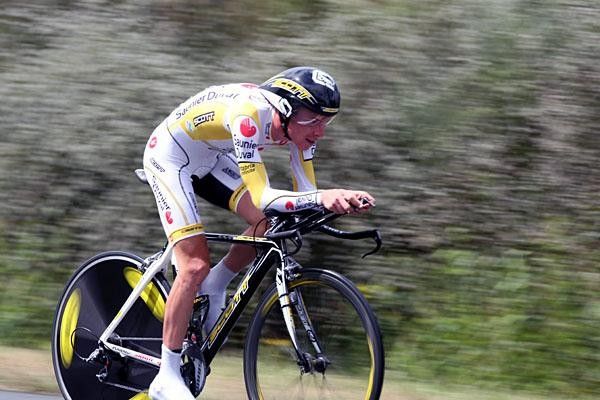 Riccardo Ricc&ograve; (Saunier Duval-Scott) during his ride.