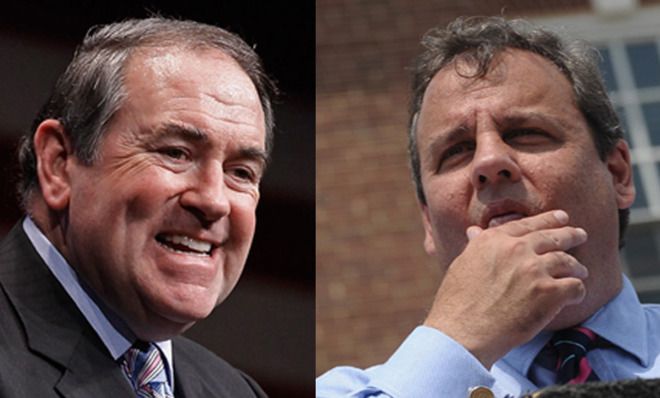 Huckabee, Christie
