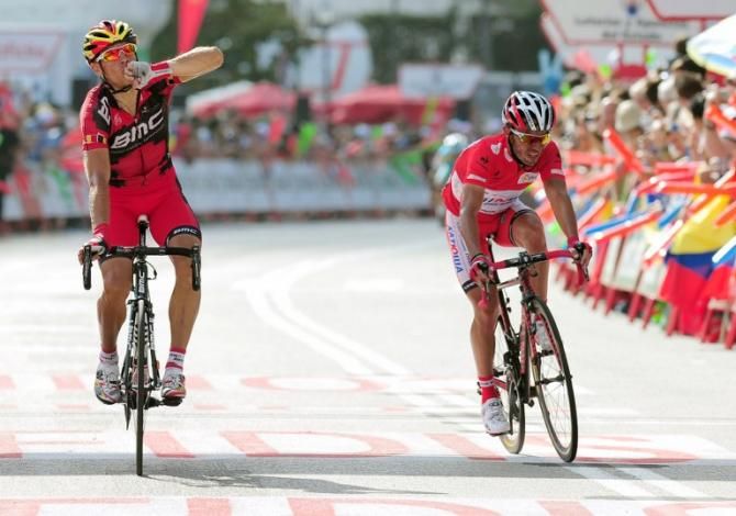 Philippe Gilbert (BMC) earned his first win of 2012 in stage 9 of the Vuelta.