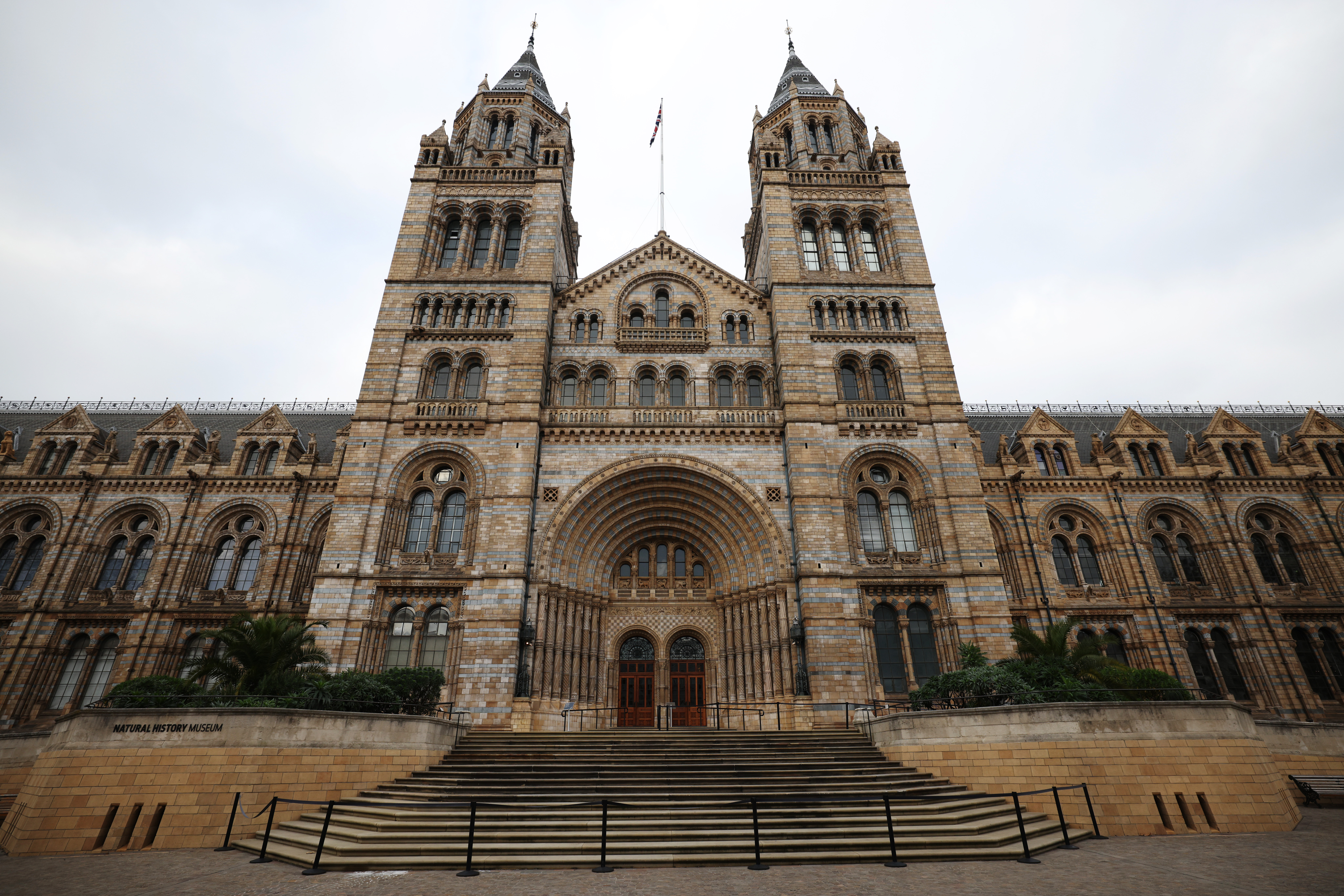 An image of the front view of the Natural History Museum, which features in Jupiter Ascending (2015)