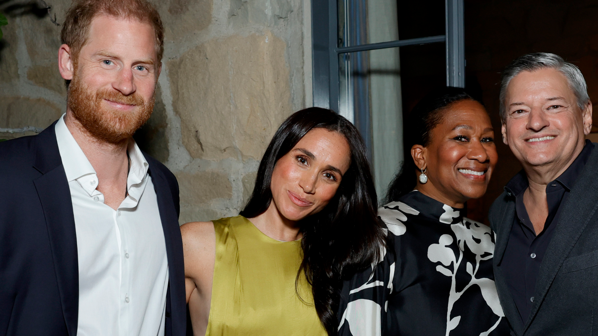 Meghan Markle wears a Heidi Merrick gown in a Spring 2026 color trend