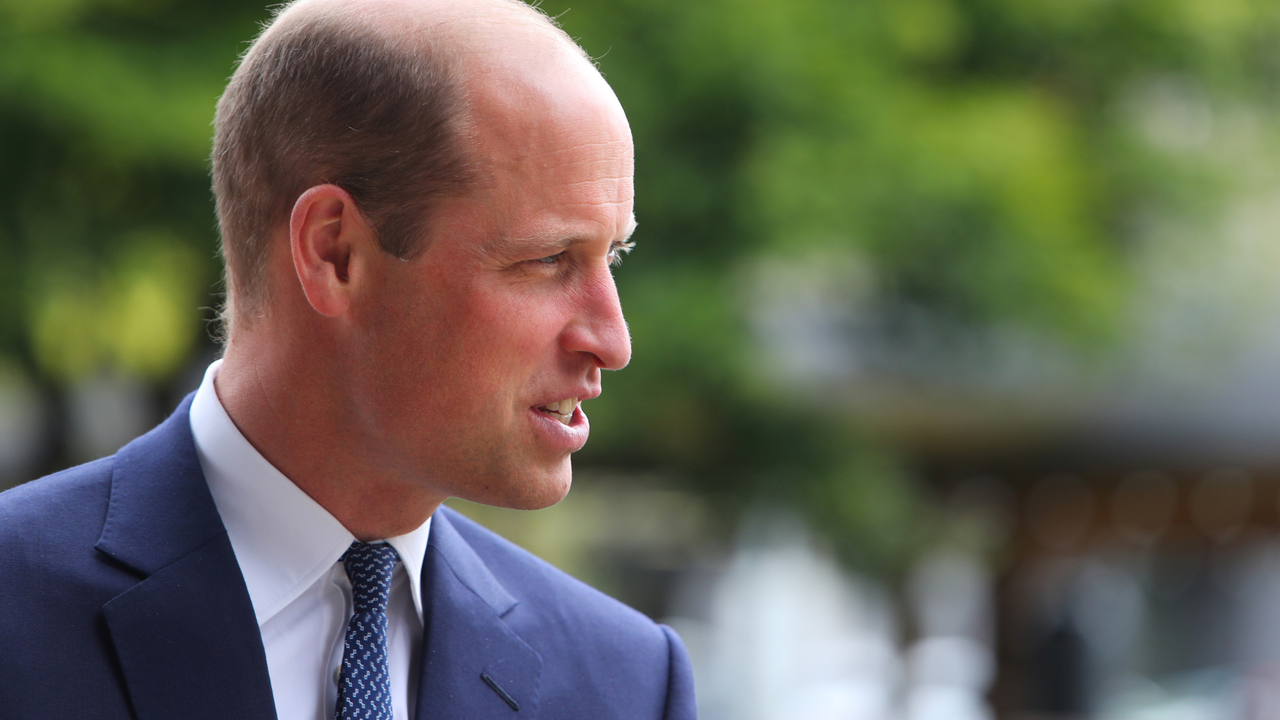 Britain&#039;s Prince William, Prince of Wales reacts as he visits, Cardiff Metropolitan University where The Earthshot Prize and the Future Generations Commissioner for Wales are jointly hosting an event to celebrate the Welsh seaweed industry on June 11, 2024 in Cardiff, Wales.