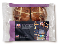 7. Aldi Specially Selected Fruited Hot Cross Buns, 4pk - View at Aldi