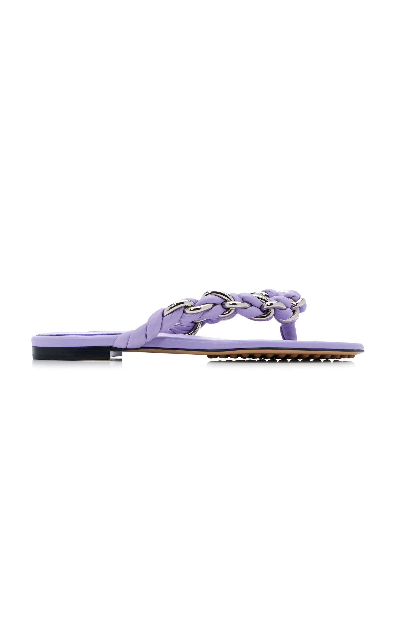 Dot Lagoon Chain Flat Sandals