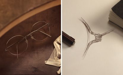 Lindberg glasses on table