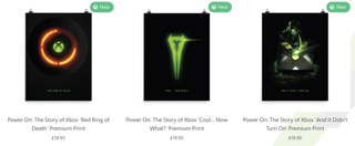 Xbox Power On Poster for sale on the Xbox Gear store
