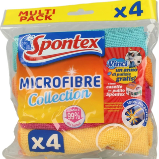 pack of 4 x microfibre cleaning cloths