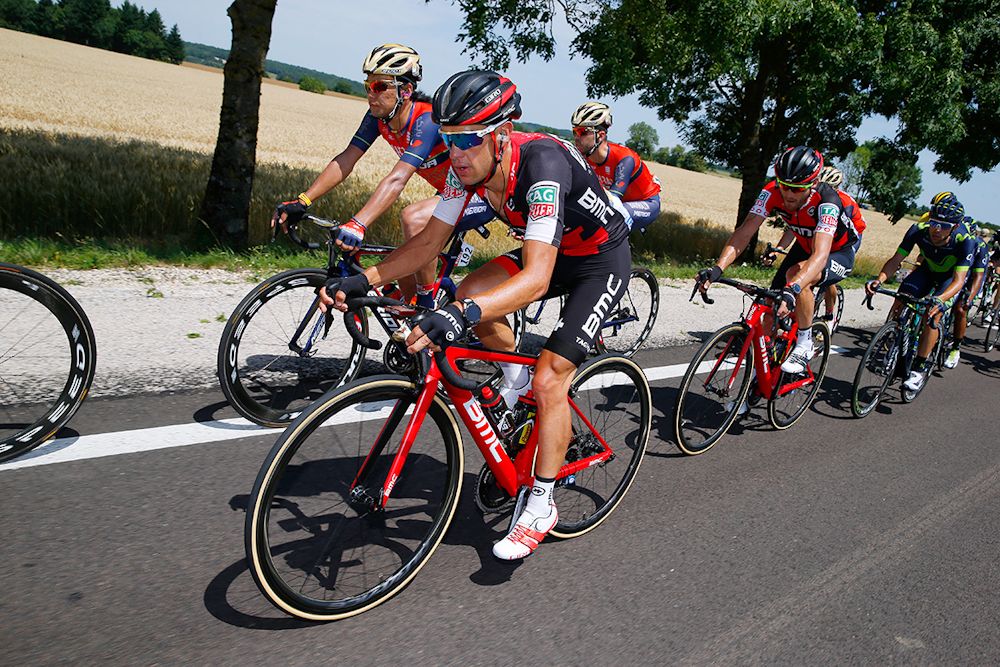Richie Porte (BMC) in the peloton during stage 6