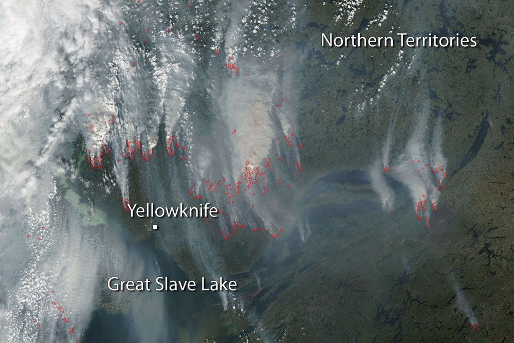 Yellowknife fires, wildfires