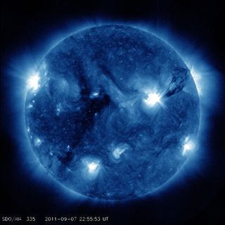 Sunspot 1283 Storms