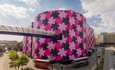 Infinity Pattern by Osman Yousefzada wrapping Selfridges Birmingham