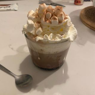 Hot chocolate made with Ninja Luxe Cafe