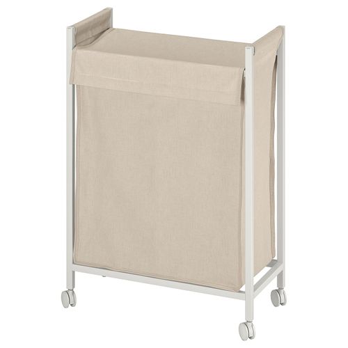 Enhet Laundry Bin With Casters - White 21 Gallon