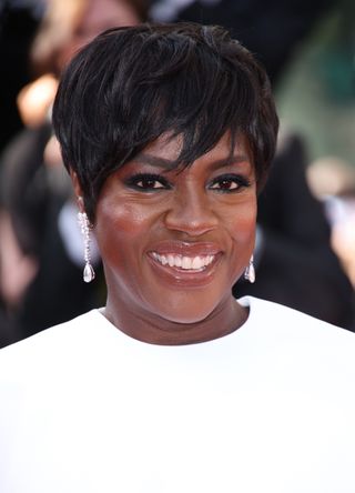 Viola Davis attends the Red Carpet of the closing ceremony at the 77th annual Cannes Film Festival at Palais des Festivals on May 25, 2024 in Cannes, France