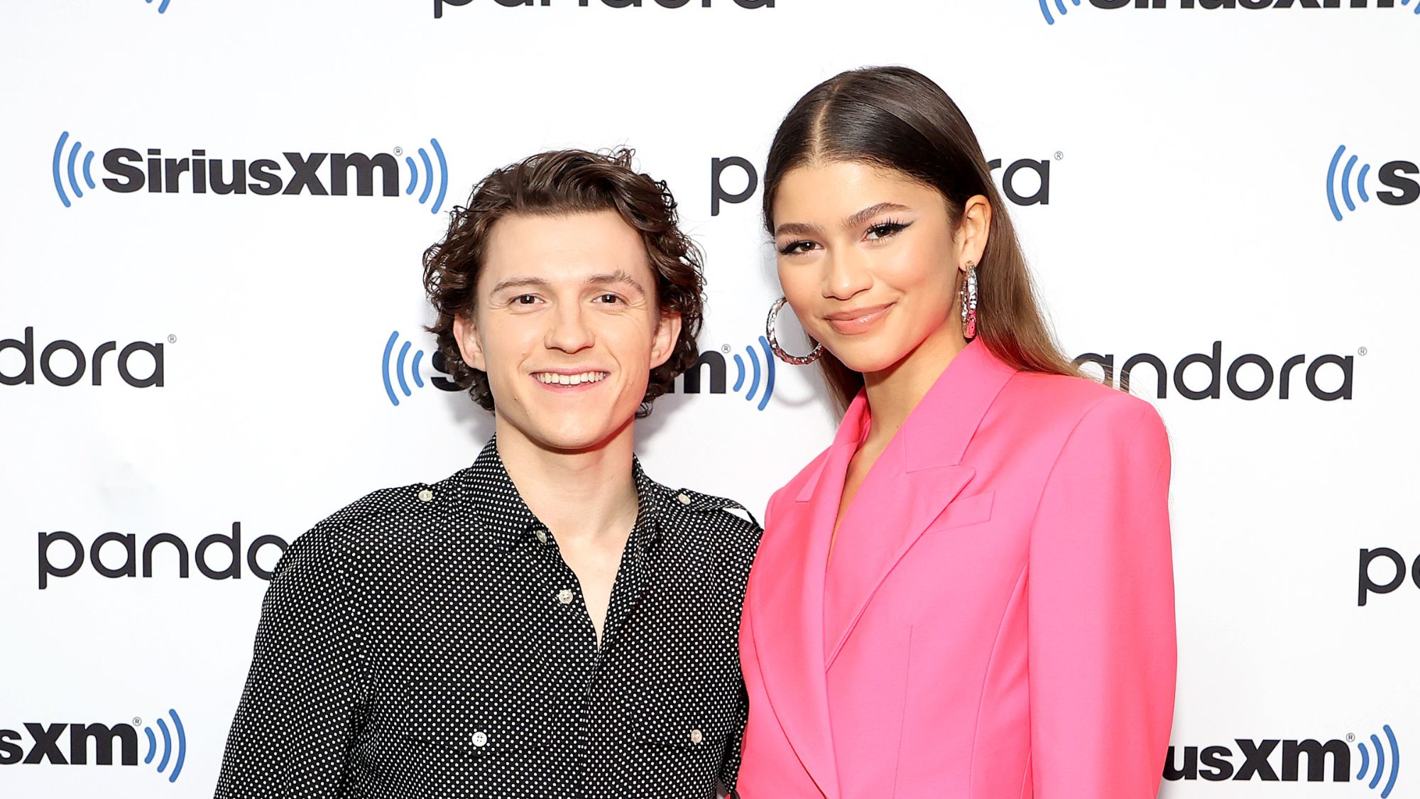 Zendaya and Tom Holland at the SiriusXM's Town Hall