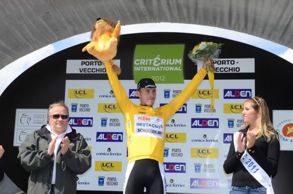 Florian Vachon (Bretagne Schuller) leads the Criterium International after stage 1