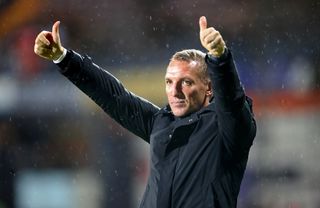 Brendan Rodgers' Leicester are fourth in the table (Nick Potts/PA).