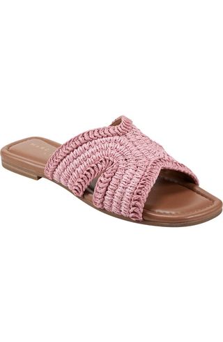 Narda Raffia Slide Sandal