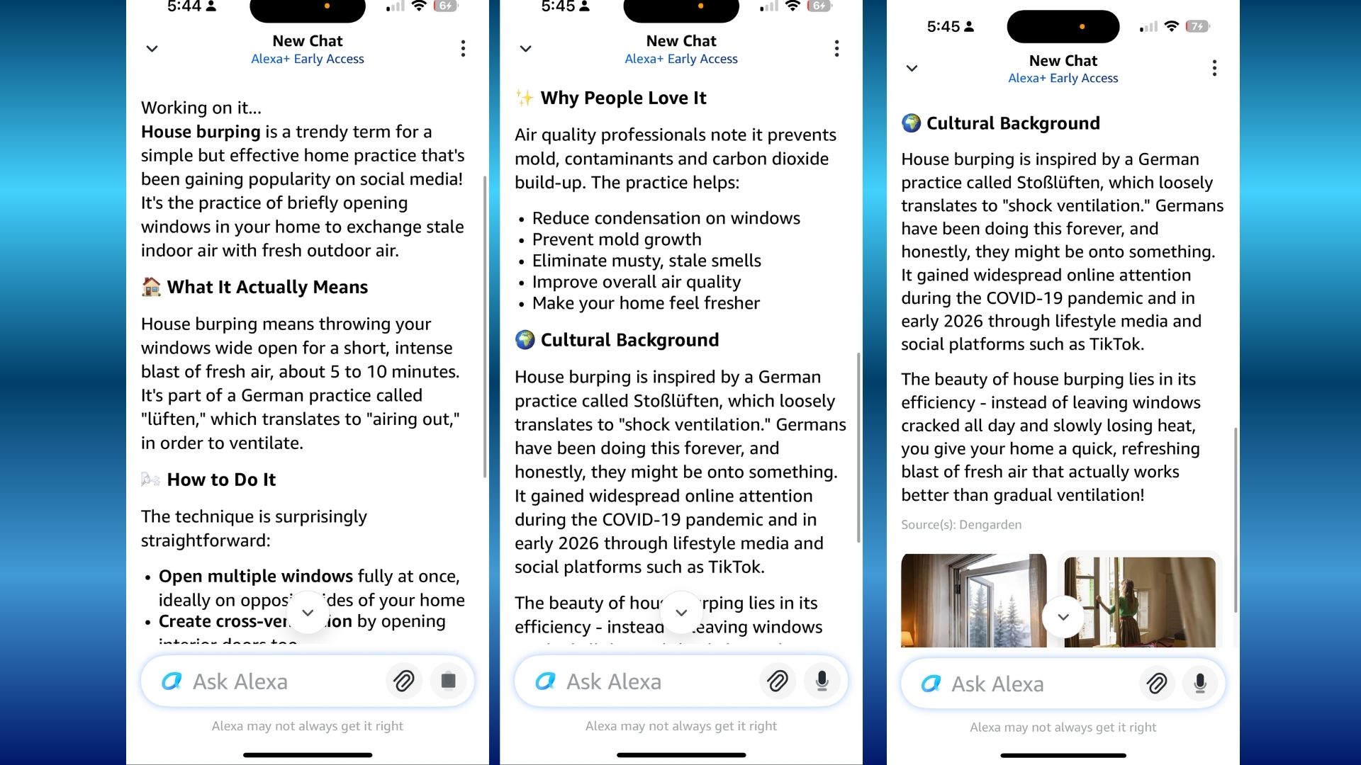 screenshot of alexa